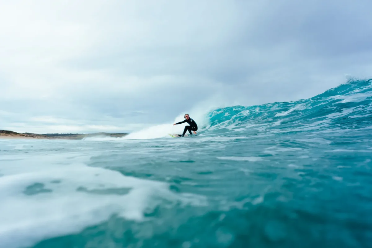 Surfing Phillip Island