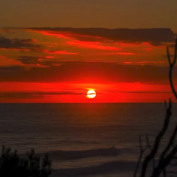 sunset great ocean road